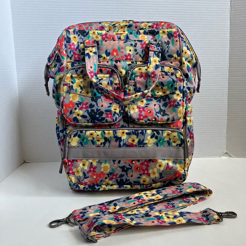 Lug Via 2 Convertible Tote Bag - Wildflower Multi, EUC 🚨(RARE, DISCONTINUED!)🚨